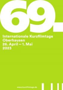 Plakat Kurzfilmtage Oberhausen 2023