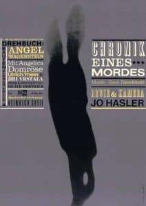 Plakat Chronik eines Mordes