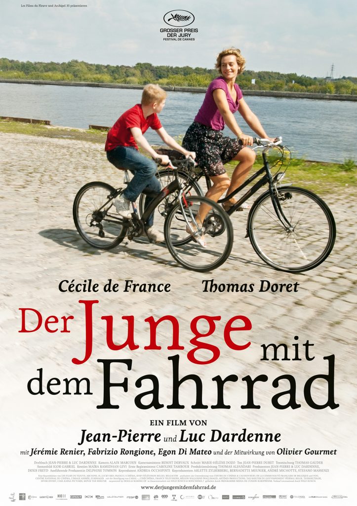 Plakat Der Junge mit dem Fahrrad