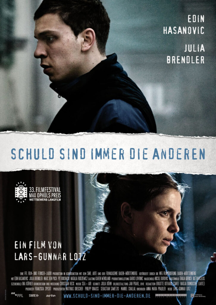 Plakat: Schuld sind immer die Anderen