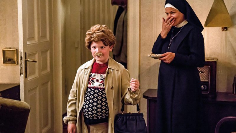 Foto Der Junge muss an die frische Luft