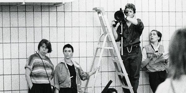 Berlin, Bahnhof Friedrichstrasse 1990 - Foto